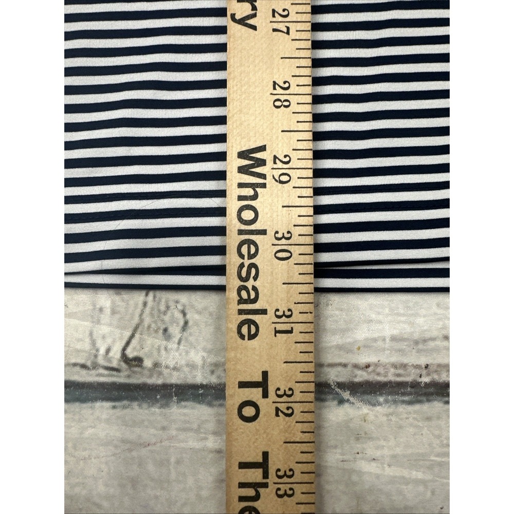 Vineyard Vines Shirt Mens Extra Large Blue and White Striped Polo Performance - Picture 5 of 9
